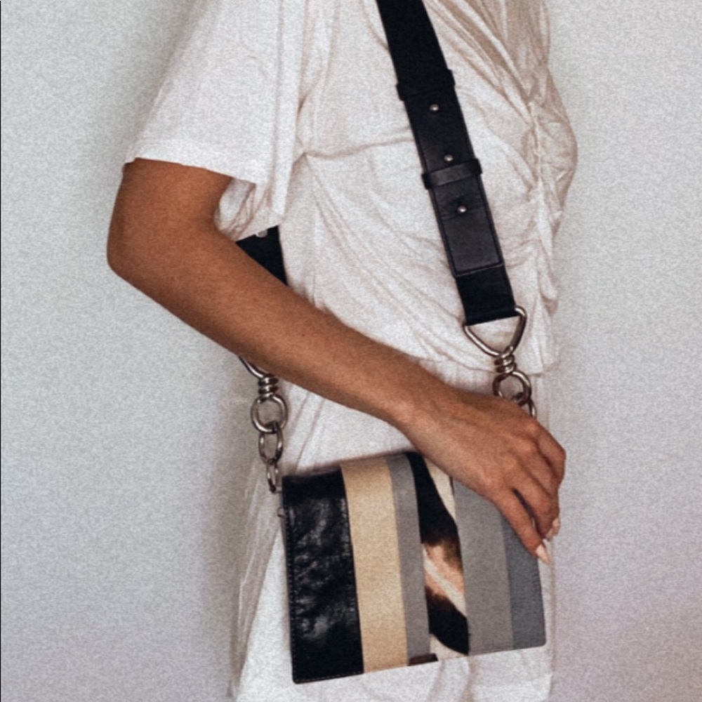 All Saints Crossbody Leather Bag